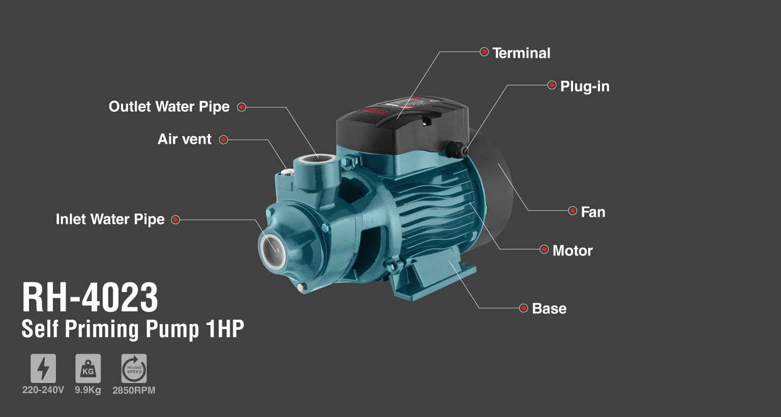 RH-4023 Self Priming Pump-Ronix Tools (1) RH-4023 Self Priming Pump-Ronix Tools (1)