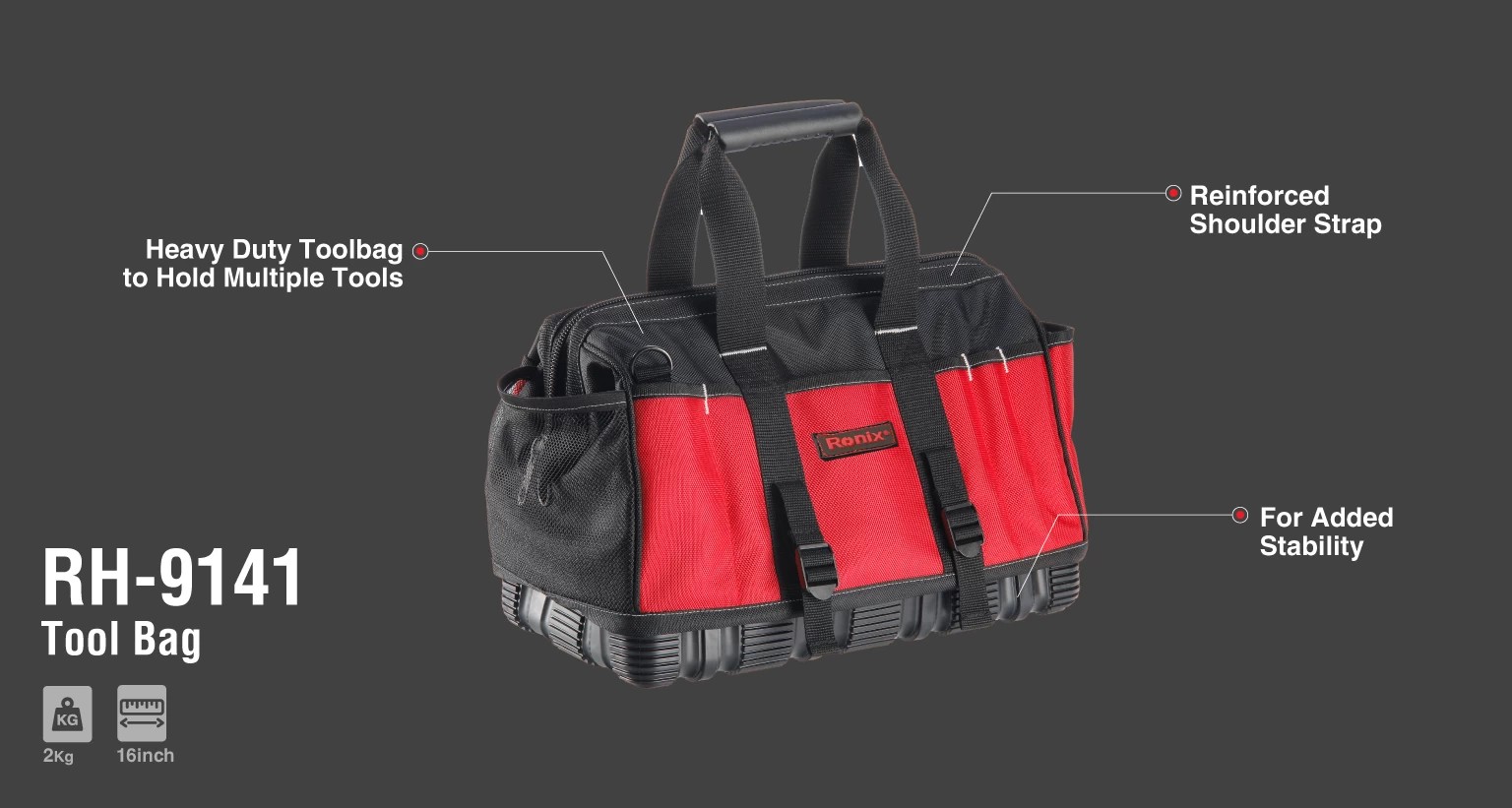 RH-9141 Tool Bag-Ronix Tools (1) RH-9141 Tool Bag-Ronix Tools (1)