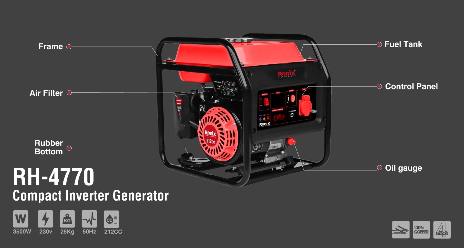 RH-4770 Compact Inverter Generator-Ronix Tools (1) RH-4770 Compact Inverter Generator-Ronix Tools (1)