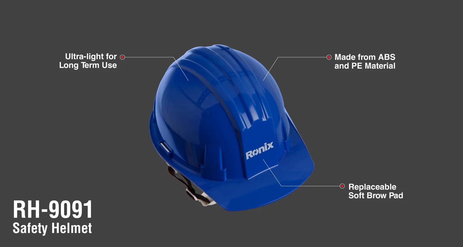 RH-9091 Safety Helmet-Ronix Tools (1) RH-9091 Safety Helmet-Ronix Tools (1)