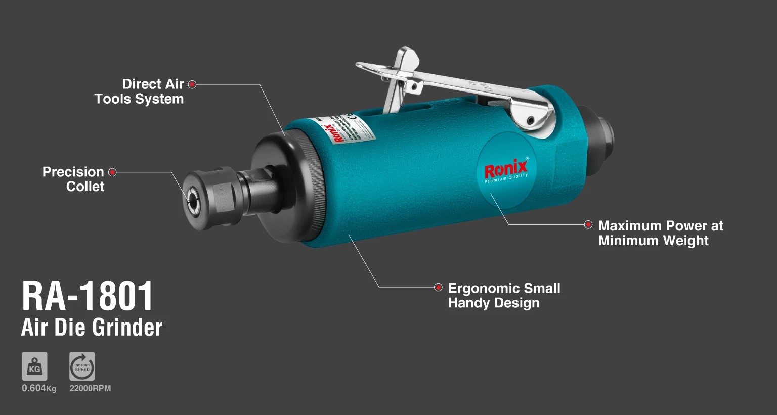 RA-1801 Air Die Grinder-Ronix Tools (1) RA-1801 Air Die Grinder-Ronix Tools (1)