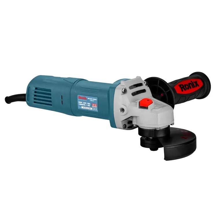 Ronix 3113 Mini Angle Grinder (100/115mm – 860W) Precision Engineering, High Speed Performance, and Compact Control