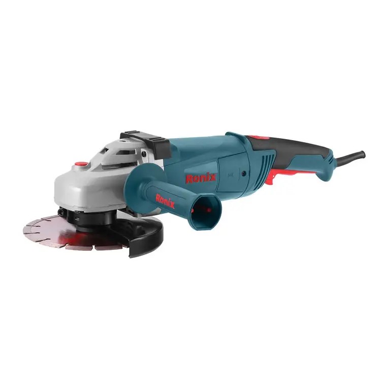 Ronix 3211 Angle Grinder – Alat Listrik Profesional Berkinerja Tinggi 180mm, 2350W untuk Pekerjaan Presisi dan Tugas Berat