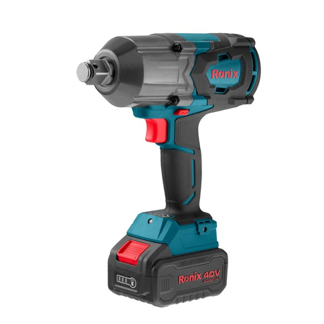 Ronix 8917-40V Cordless Brushless 3/4 Inch Impact Wrench – Professional Power in Your Hands