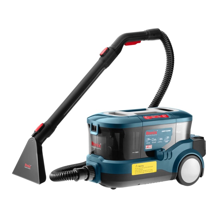 Ronix RP-0800 Carpet Cleaner: Deep Cleaning Power for Carpets, Sofas, Mattresses, and Car Interiors