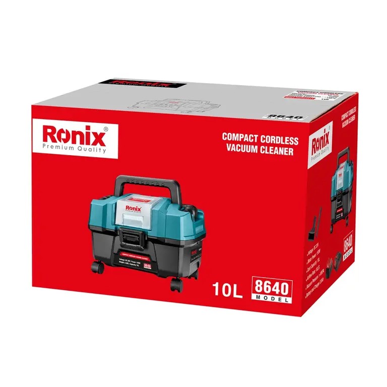 Ronix 8640 20V Cordless Vacuum Cleaner – Powerful, Portable, And Multi-Purpose