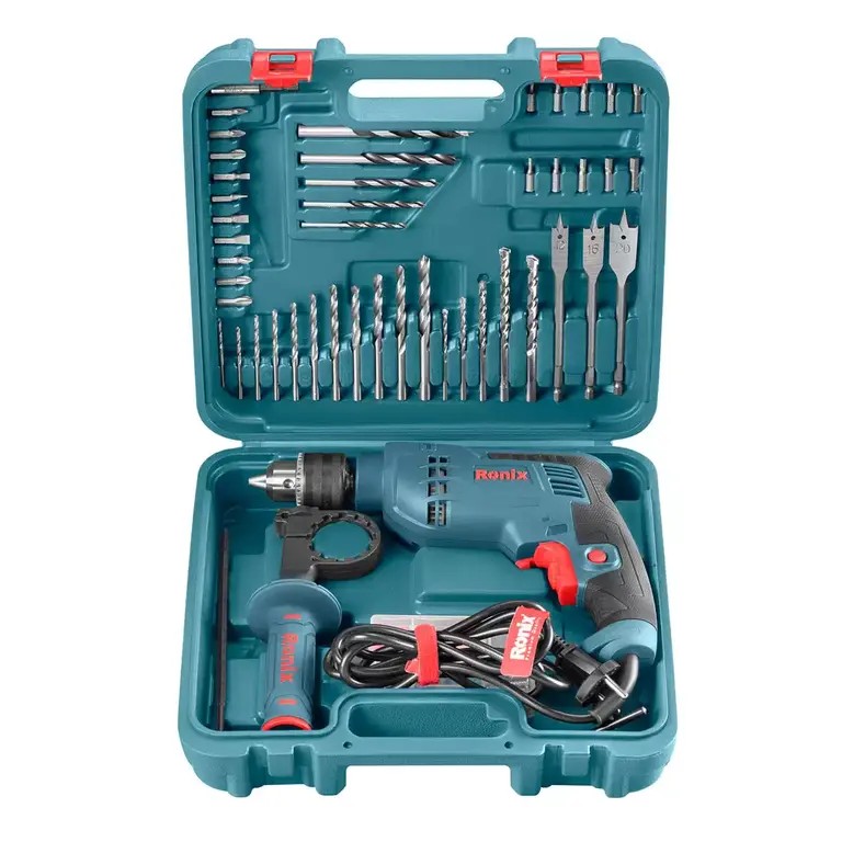 Ronix RS-0006 52-Piece Hand Tools and 750W Impact Drill Set – Ultimate All-in-One Solution for Home, Workshop, and Industrial Projects