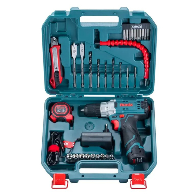 Ronix RS-8611 12V Cordless Drill Set – Compact, Powerful, and Versatile for Home and Professional Use