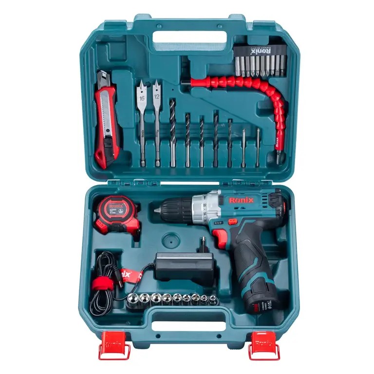 Ronix RS-8611 12V Cordless Drill Set – Compact, Powerful, and Versatile for Home and Professional Use
