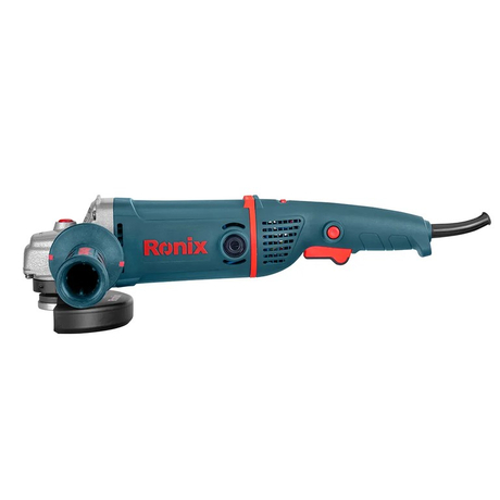 Ronix 3160 Mini Angle Grinder (115/125mm – 1400W) Built for Power, Engineered for Industry, Designed for Professionals