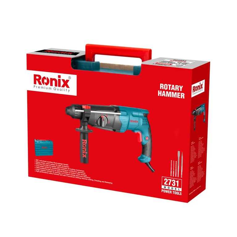 Ronix 2731 Rotary Hammer Drill – Compact Power, Precision, and Reliability