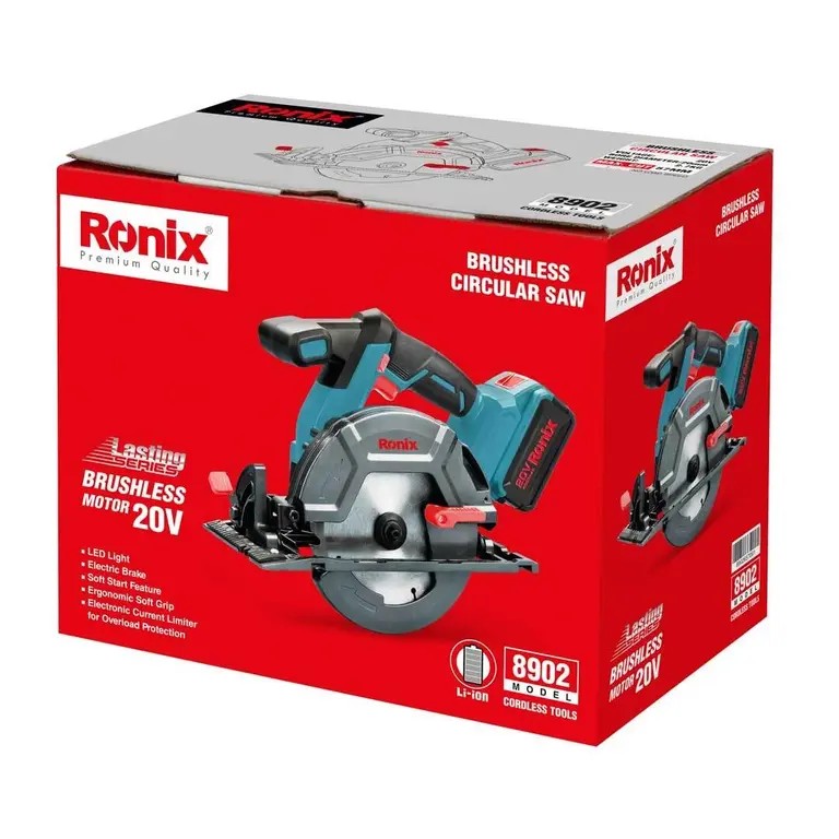 Ronix 8902 20V Brushless Cordless Circular Saw – Precision, Power, And Safety