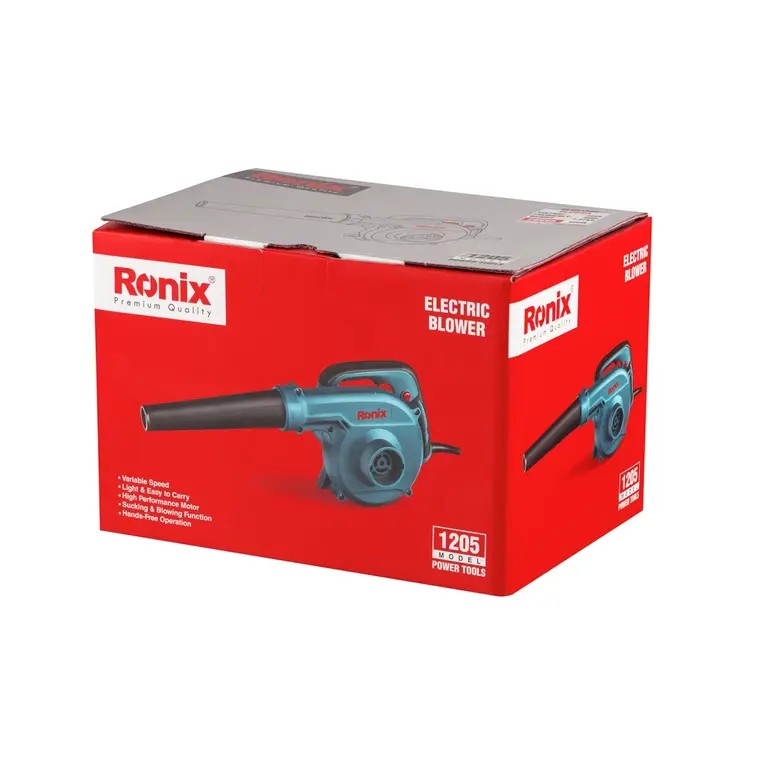 Ronix 1205 Electric Blower – Powerful 680W Dual-Function Blowing and Vacuum Solution