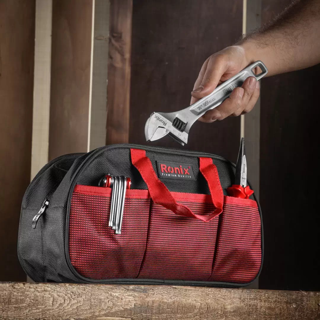 Ronix RH-9168 Tool Bag: A Practical And Durable Storage Solution for Everyday Tool Organization