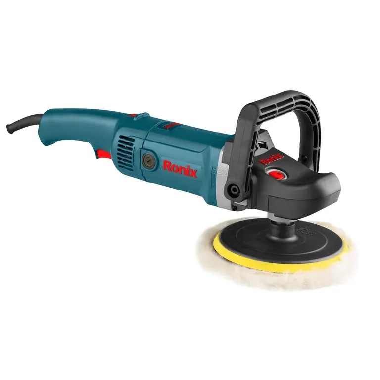Ronix 6110 Electric Polisher (180mm, 1200W) Professional-Grade Finishing Power with Variable Speed Control and Superior Control