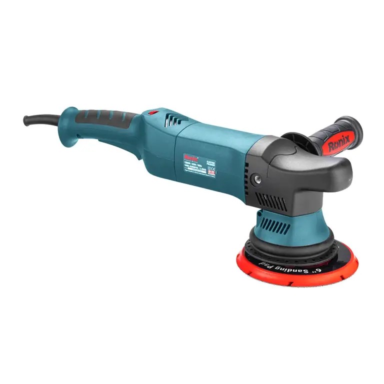 Ronix 6122 Dual Action Electric Polisher (150mm, 1200W) Professional Dual-Action Finishing Power for Superior Shine and Surface Correction