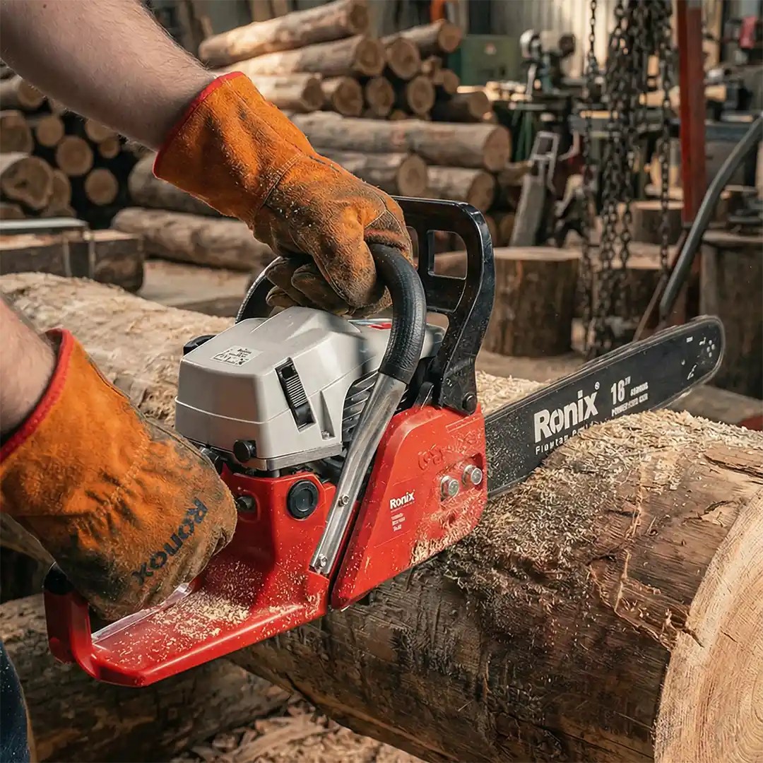 Ronix RH-90001 Leather Safety Gloves – Durable Cow Split Leather Protection for Industrial and Welding Work
