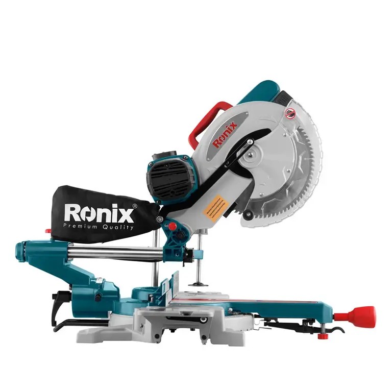 Ronix 5302 Sliding Compound Miter Saw (255mm, 2000W) Power, Precision, and Laser-Guided Performance for Professional Cutting