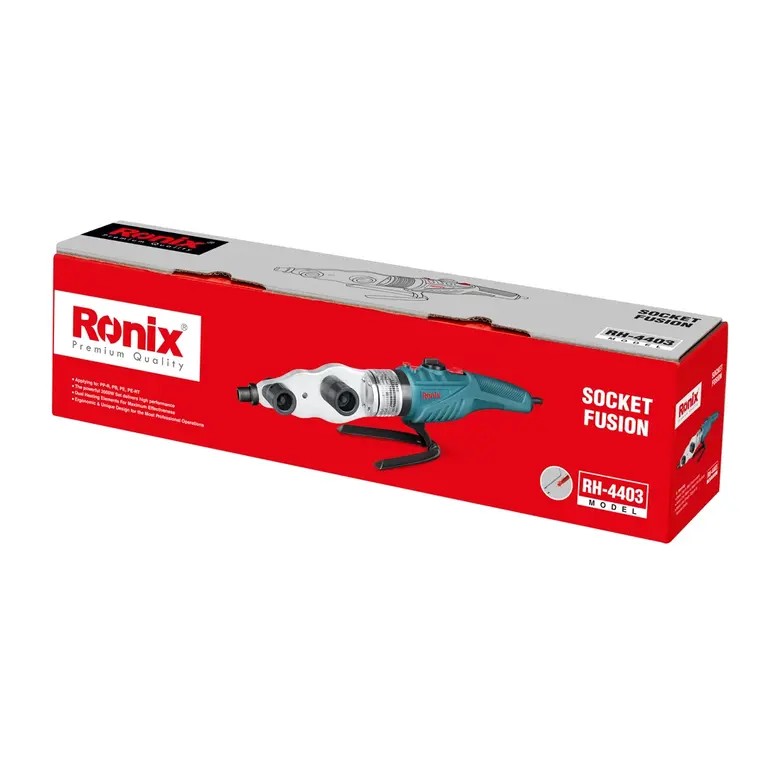 Ronix RH-4403 Socket Fusion Machine – 2000W Advanced Precision Welding System for Professional Pipe Installation