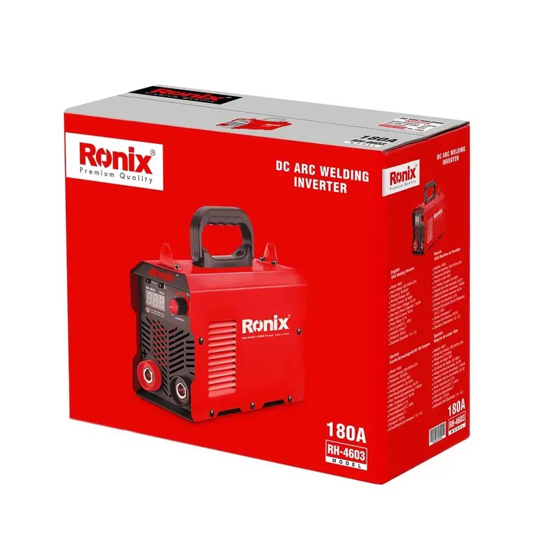 Ronix RH-4603 DC Arc Welding Inverter – 2000W-Class High-Performance MMA Welding Power for Precision and Reliability