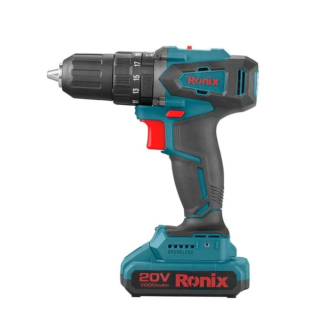 Ronix 8900K 20V Brushless Cordless Impact Drill Kit – Power, Precision, and Durability