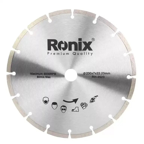 Ronix RH-3520 To RH-3523 Granite Cutting Discs – Professional Diamond Blades for Precision Granite And Marble Cutting
