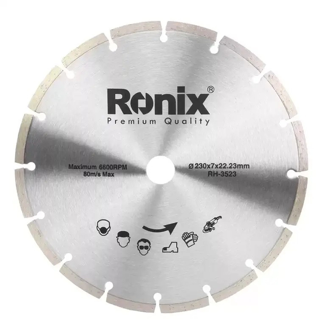 Ronix RH-3520 To RH-3523 Granite Cutting Discs – Professional Diamond Blades for Precision Granite And Marble Cutting