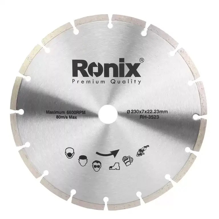 Ronix RH-3520 To RH-3523 Granite Cutting Discs – Professional Diamond Blades for Precision Granite And Marble Cutting