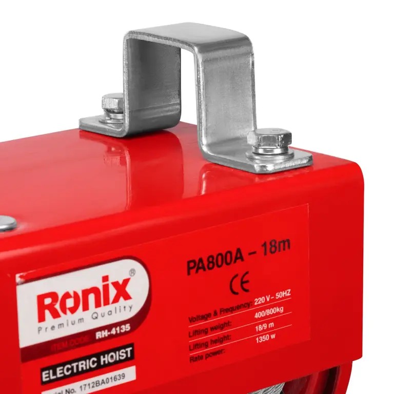 Ronix RH-4135 Electric Hoist – Power, Precision, And Reliability for Heavy-Duty Lifting