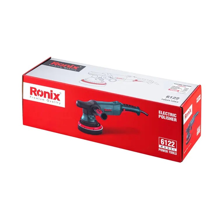 Ronix 6122 Dual Action Electric Polisher (150mm, 1200W) Professional Dual-Action Finishing Power for Superior Shine and Surface Correction