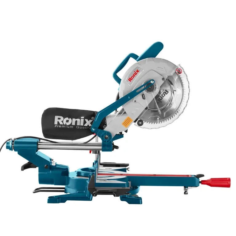 Ronix 5304 Single Bevel Sliding Miter Saw (255mm, 1800W) Precision Sliding Power with Single-Bevel Efficiency for Professional Cutting Performance