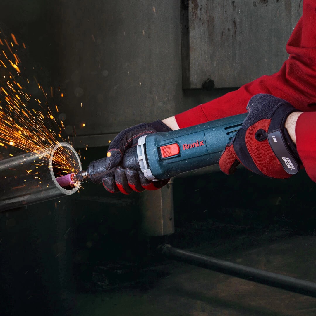 Ronix 3302 Long Neck Die Grinder – Extended Reach, Precision Control, Professional Power