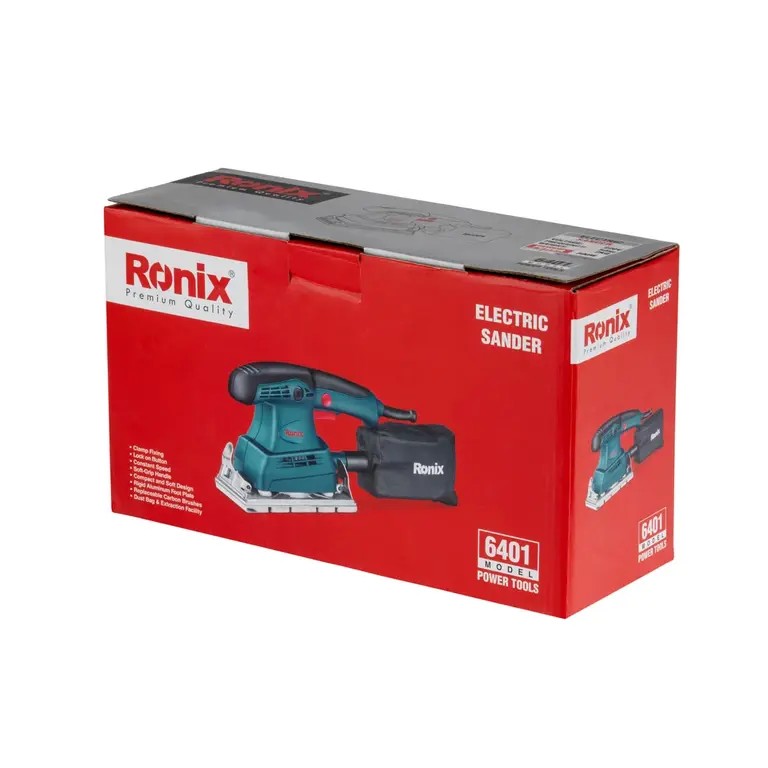Ronix 6401 Electric Sander (300W) Lightweight Precision Sanding Tool for Smooth Finishing and Daily Workshop Use