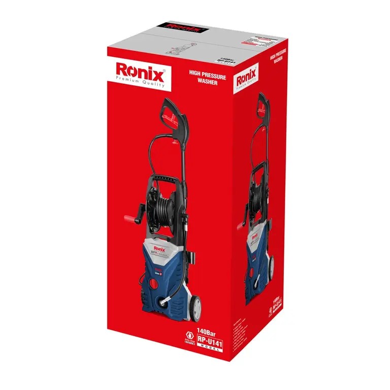 Univerz&aacute;ln&iacute; tlakov&aacute; myčka Ronix RP-U141 Vysoce v&yacute;konn&yacute; čistic&iacute; v&yacute;kon 1650 W s pokročil&yacute;m pohodl&iacute;m navij&aacute;ku hadice