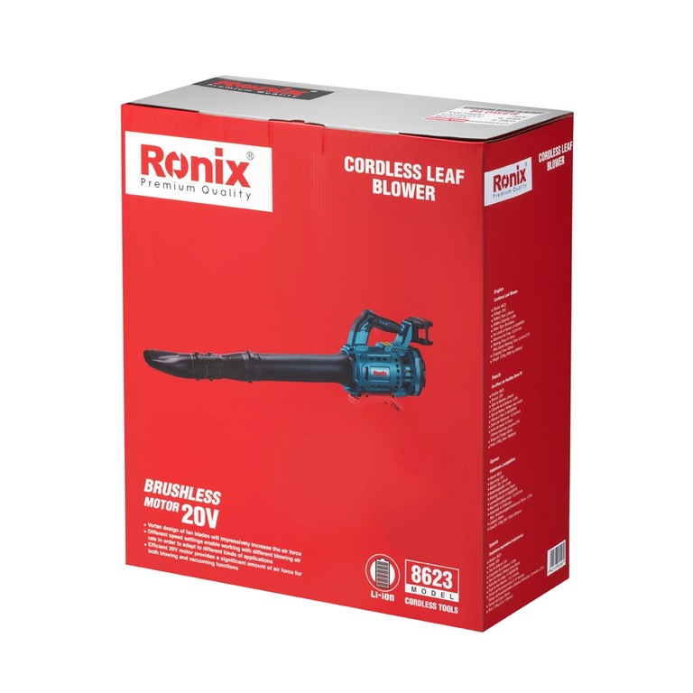 Ronix 8623 Brushless Cordless Leaf Blower – Powerful, Efficient, And Ergonomic
