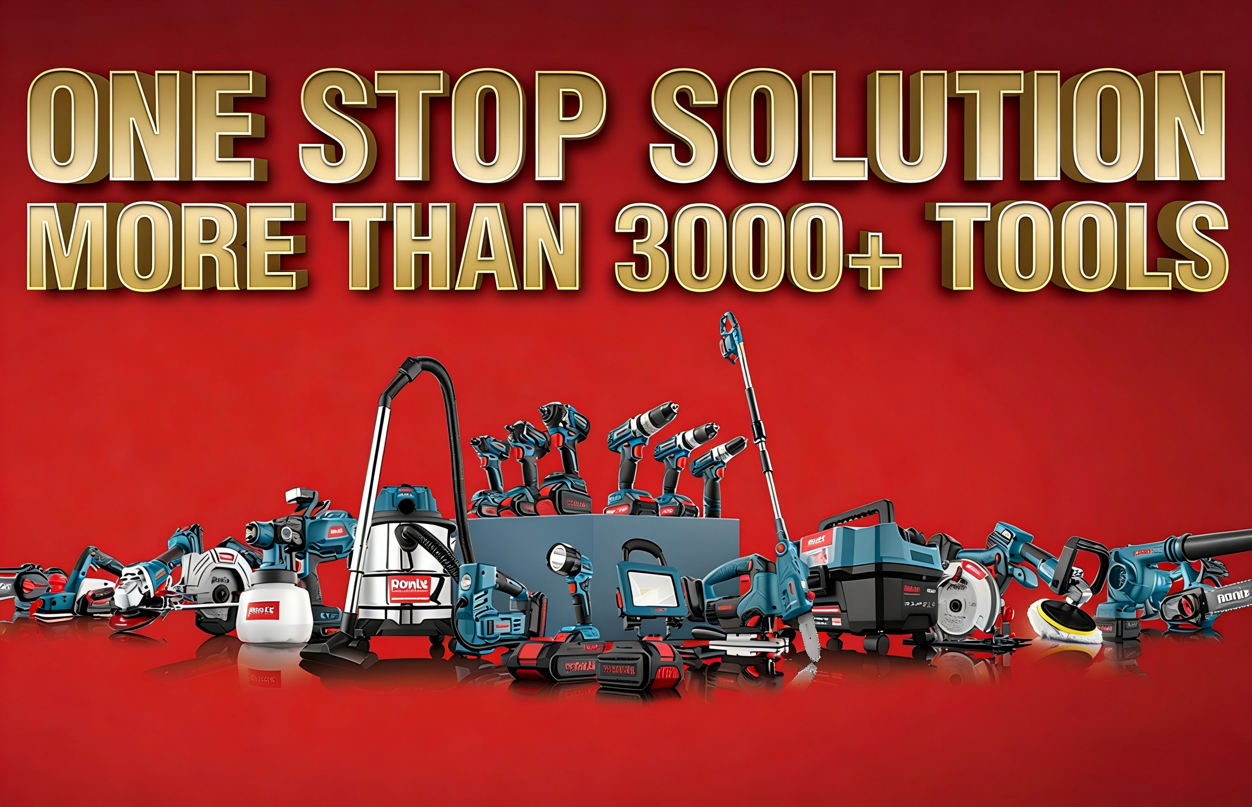 Variety of Ronix Cordless Tools
