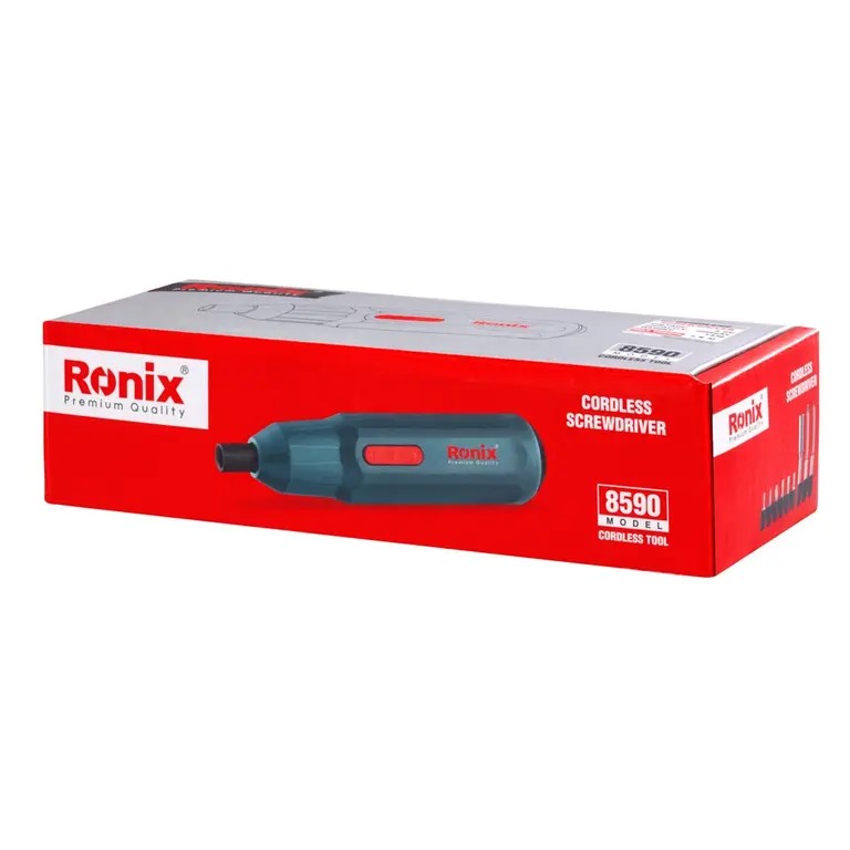 Ronix 8590 3.6V Cordless Screwdriver – Compact Power, Precision, and Convenience