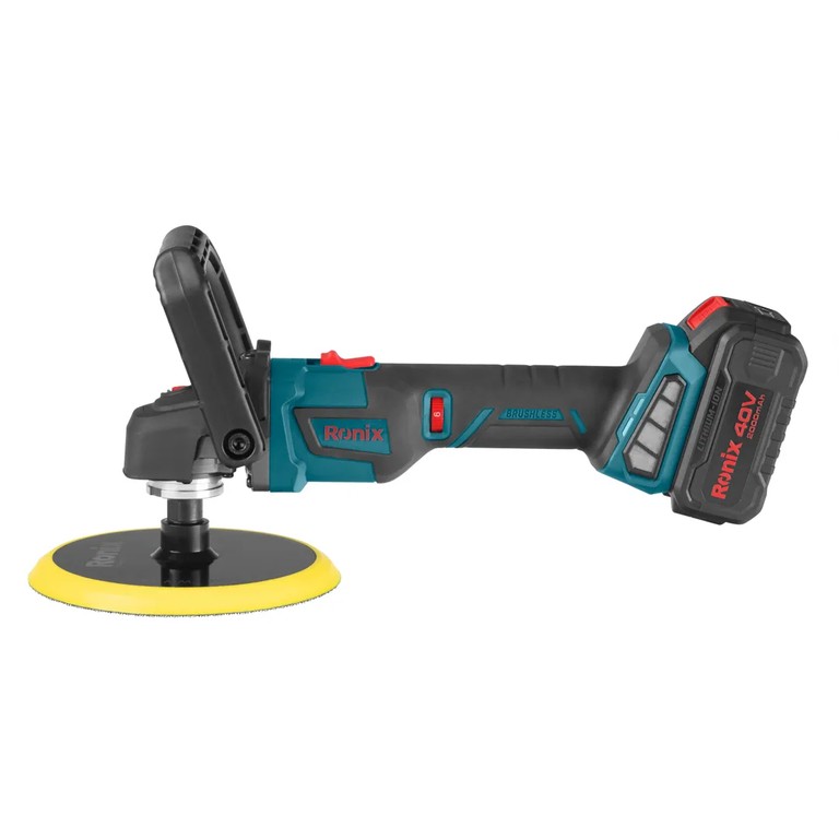 Kit lucidatrice a batteria senza spazzole Ronix 8926-40V: cura professionale dell'auto a portata di mano