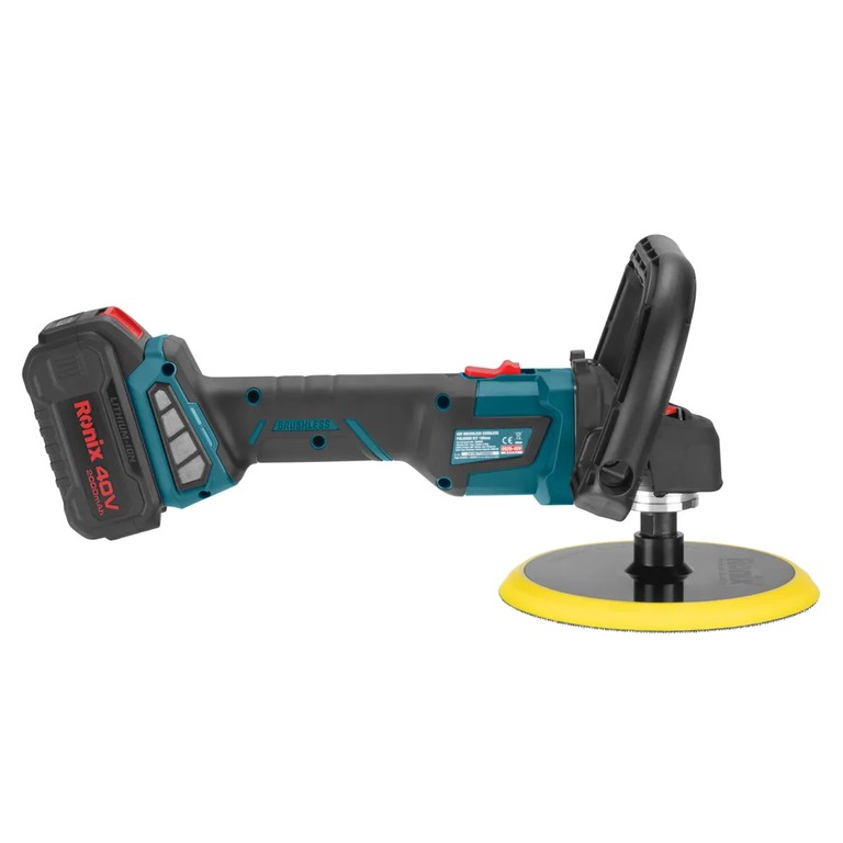 Kit lucidatrice a batteria senza spazzole Ronix 8926-40V: cura professionale dell'auto a portata di mano