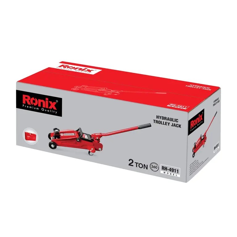 Ronix RH-4911 Hydraulic Trolley Jack – Professional 2-Ton Lifting Performance for Workshops, Garages, and Automotive Maintenance
