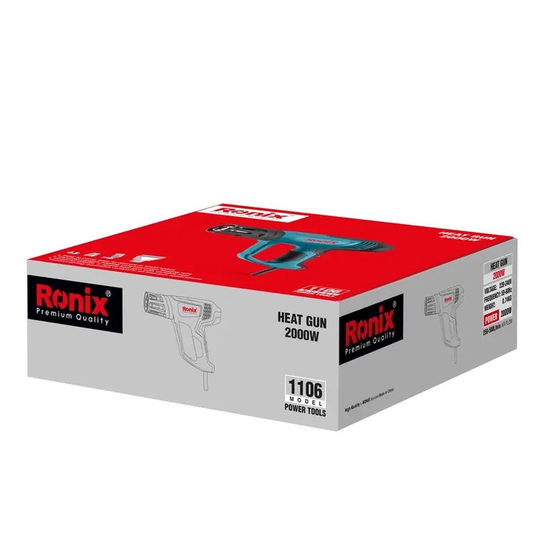 Ronix 1106 Electric Heat Gun – Intelligent 2000W Heating Performance with Professional Precision