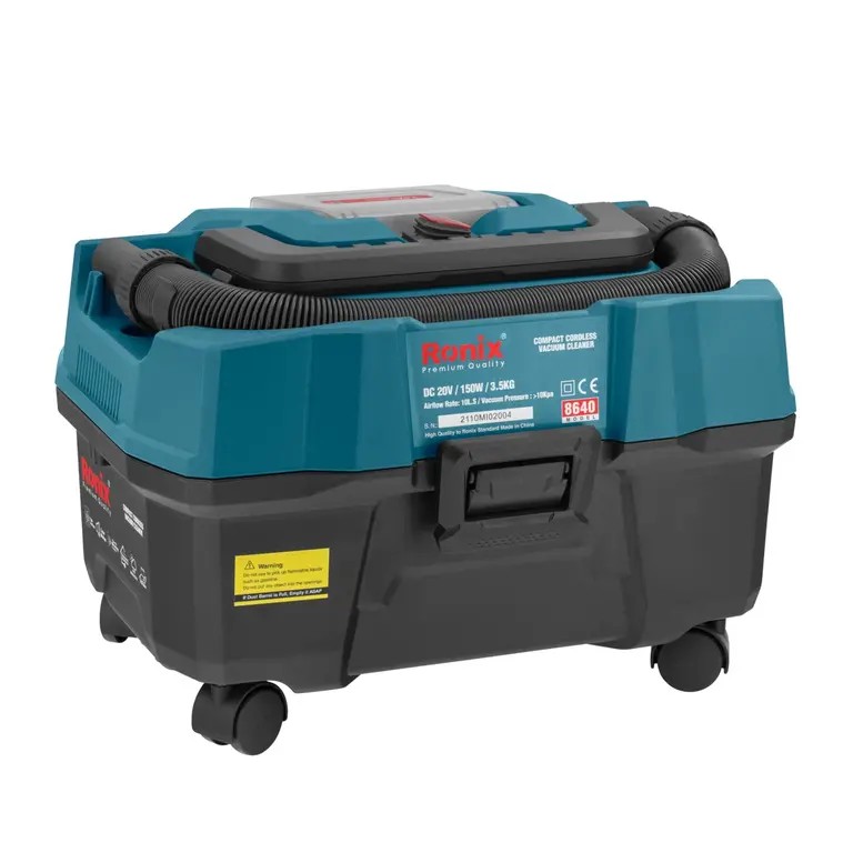 Ronix 8640 20V Cordless Vacuum Cleaner – Powerful, Portable, And Multi-Purpose