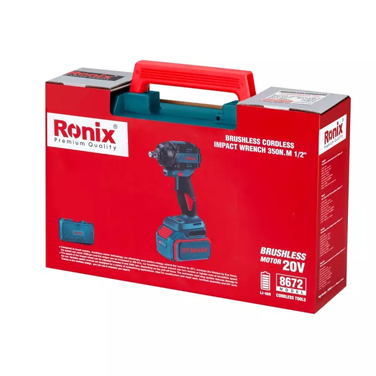 Ronix 8672 20V Brushless Cordless Impact Wrench: Unmatched Power, Precision, And Portability