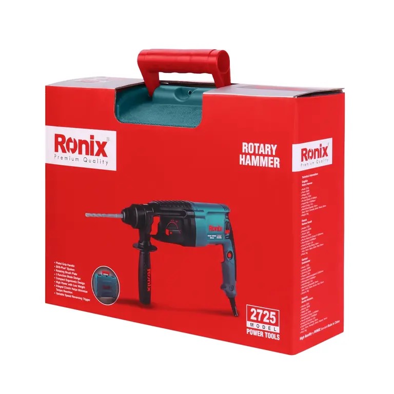Ronix 2725 Rotary Hammer Drill – Power, Precision, and Professional Reliability