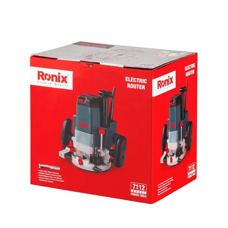 Ronix 7112 Electric Router Heavy-Duty Power and Professional Precision for Advanced Woodworking
