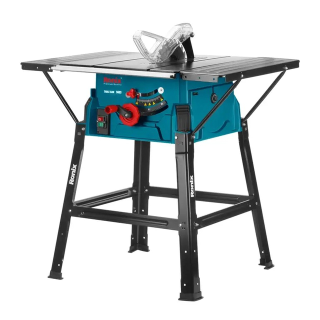 Ronix 5603 Electric Table Saw (250mm, 2000W) Heavy-Duty Power. Precision Steel Table. Built for Professional Cutting Performance.