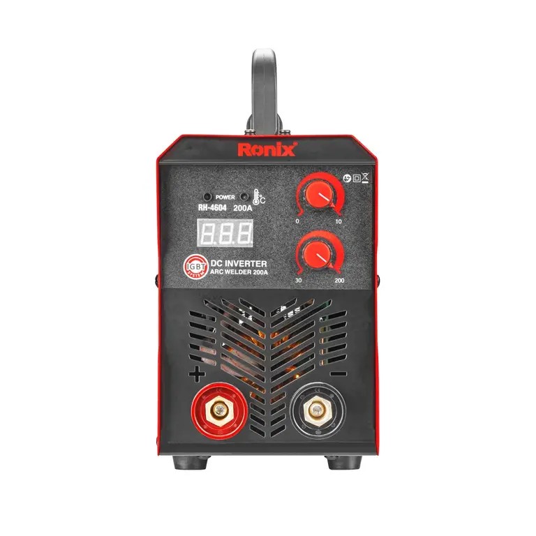 Ronix RH-4604 DC Arc Welding Inverter – 200A High-Power IGBT Welding System for Heavy-Duty Professional Performance