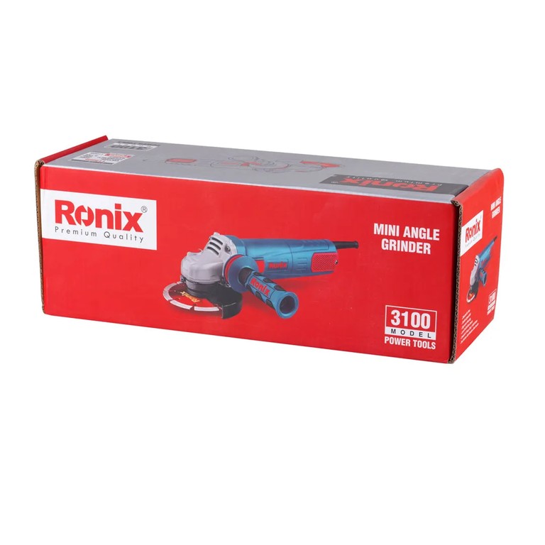 Mini smerigliatrice angolare Ronix 3100 (115 mm – 1100 W) Precisione a velocit&agrave; variabile, potenza per impieghi gravosi e controllo professionale