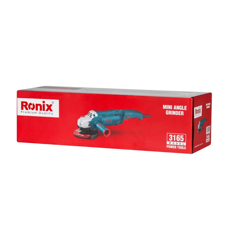 Ronix 3165 Mini Angle Grinder – 125mm, 1500W Variable Speed Professional Tool for Precision And Heavy-Duty Performance