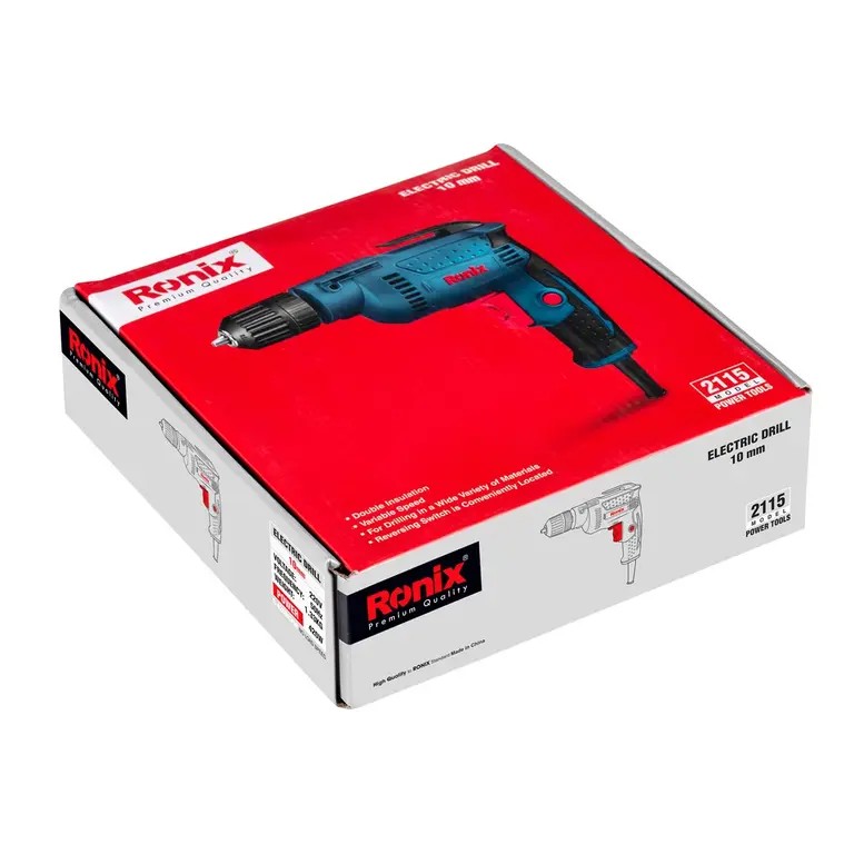 Ronix 2115 Electric Drill (420W, 10mm): Ultra-Compact Precision, High-Speed Control, and Lightweight Everyday Performance